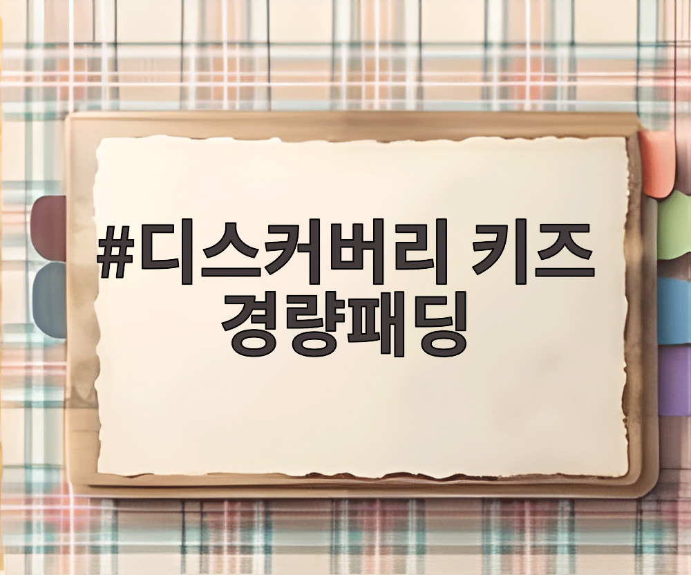 디스커버리 키즈 경량패딩