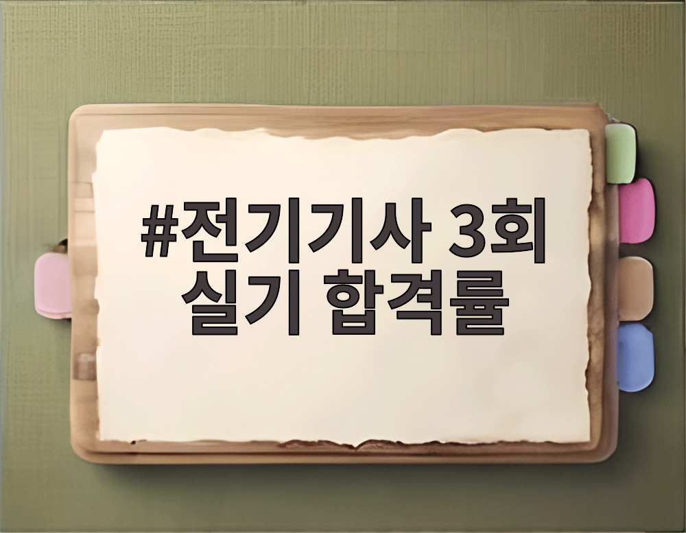 전기기사 3회 실기 합격률