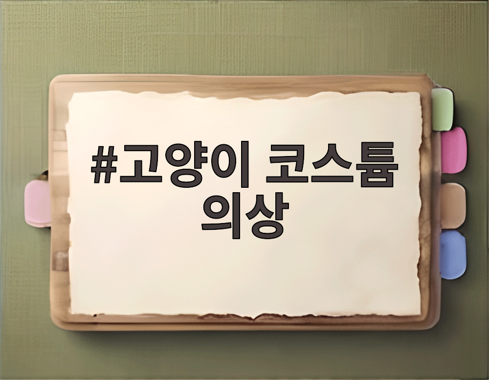 고양이 코스튬 의상