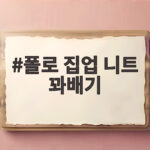 폴로 집업 니트 꽈배기