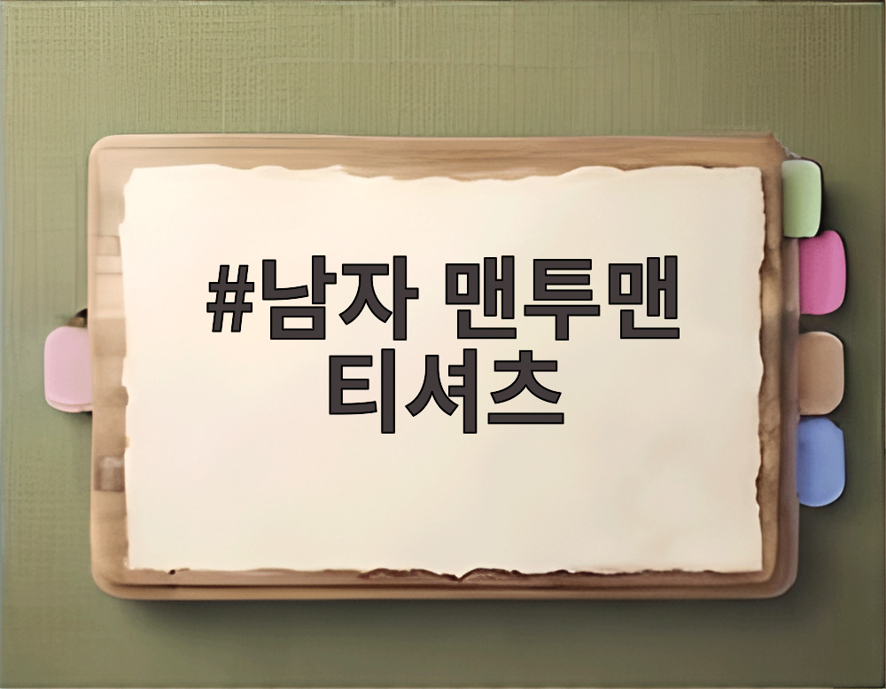 남자 맨투맨 티셔츠