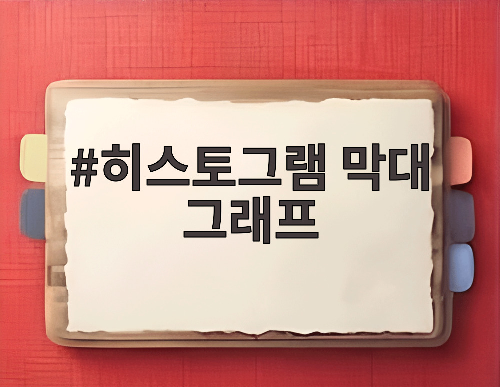 히스토그램 막대 그래프