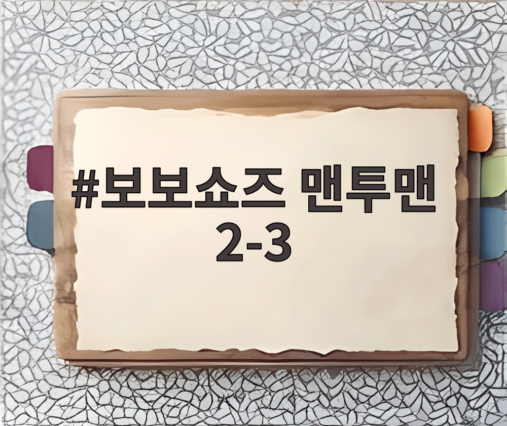 보보쇼즈 맨투맨 2-3