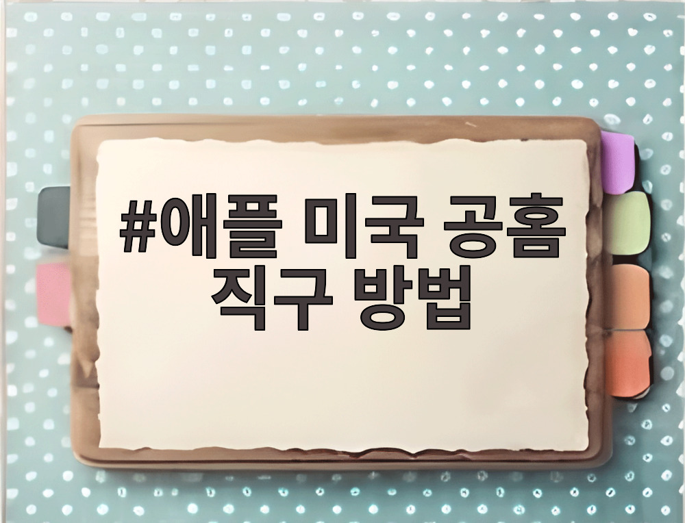 애플 미국 공홈 직구 방법