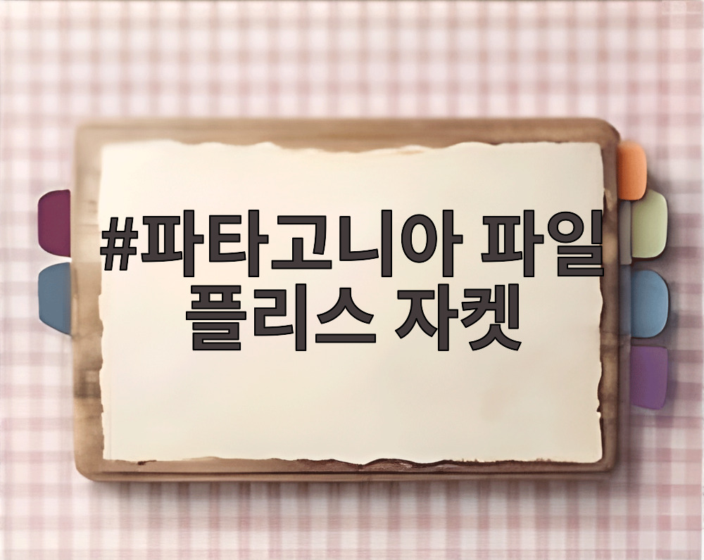 파타고니아 파일 플리스 자켓