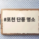 포천 단풍 명소