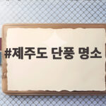 제주도 단풍 명소