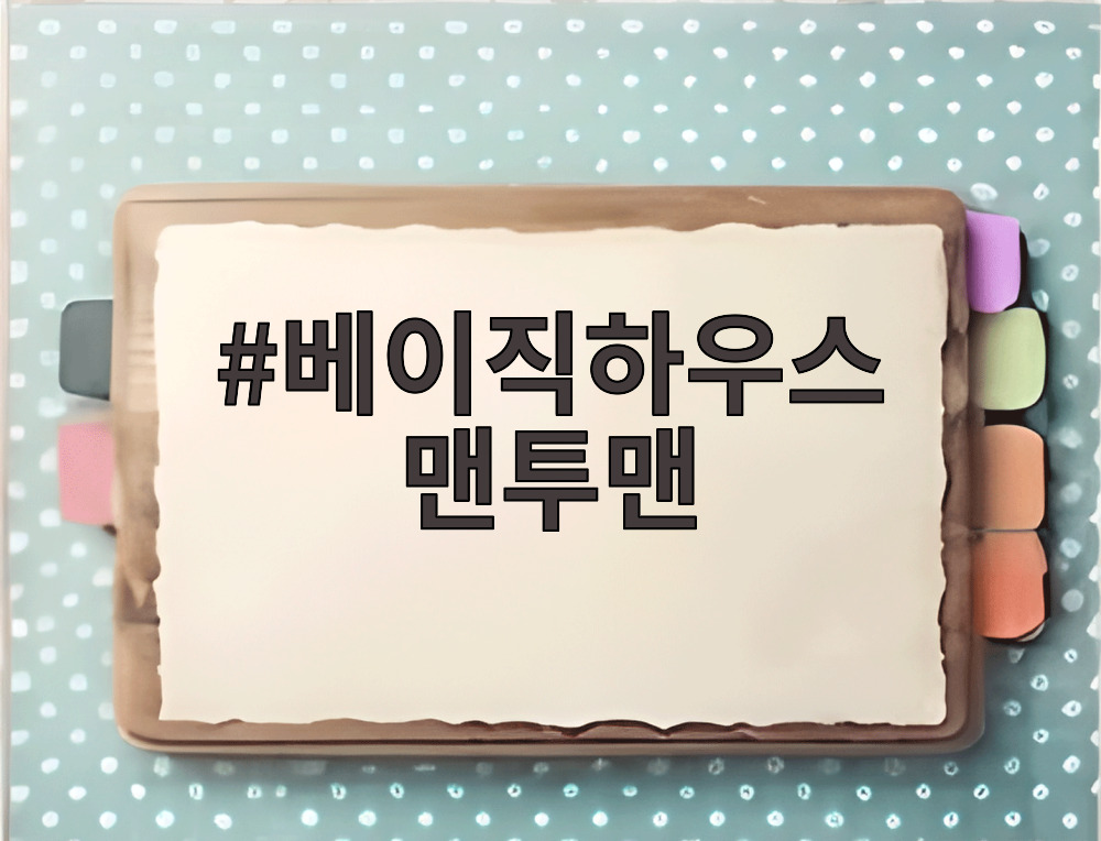 베이직하우스 맨투맨
