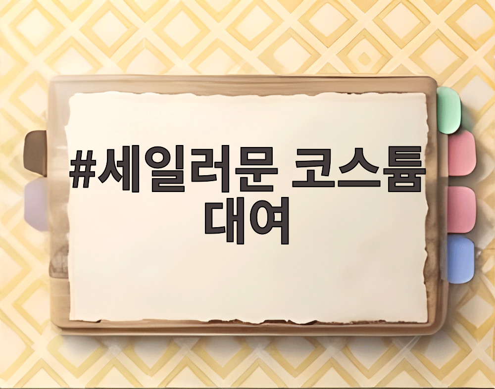 세일러문 코스튬 대여