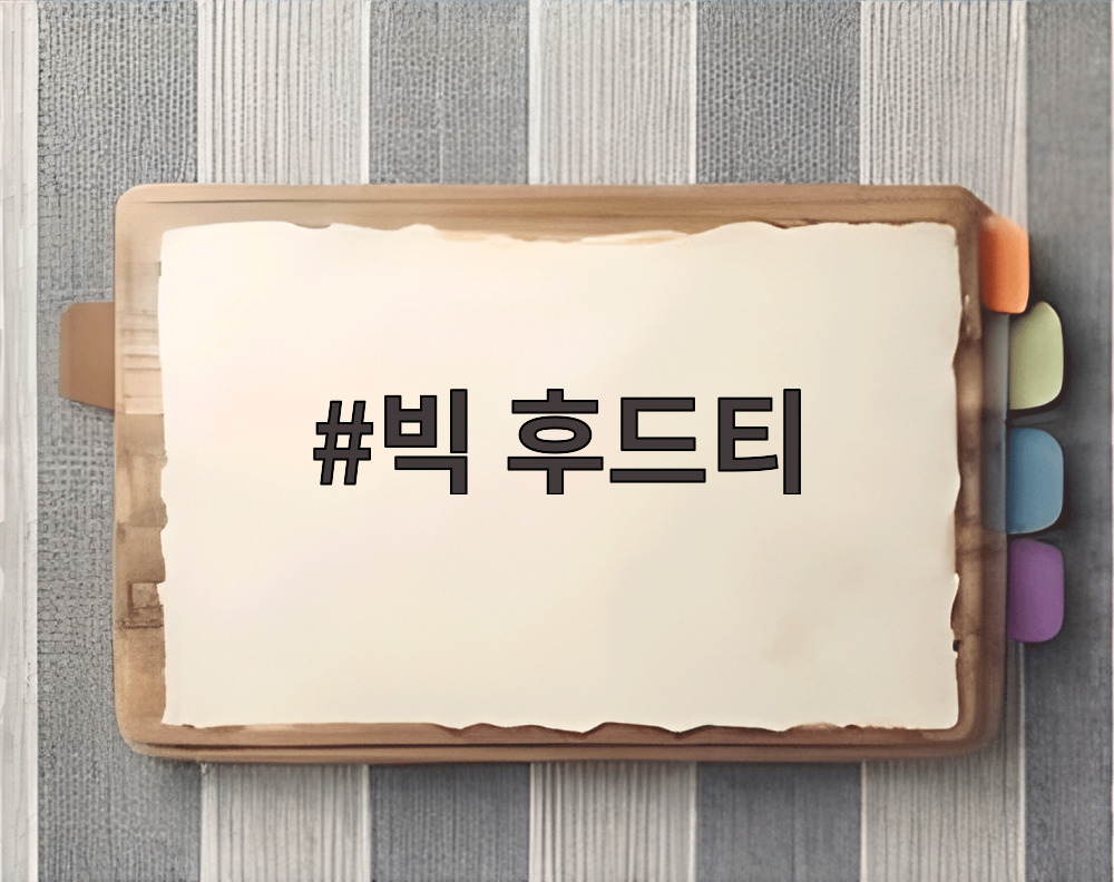 빅 후드티