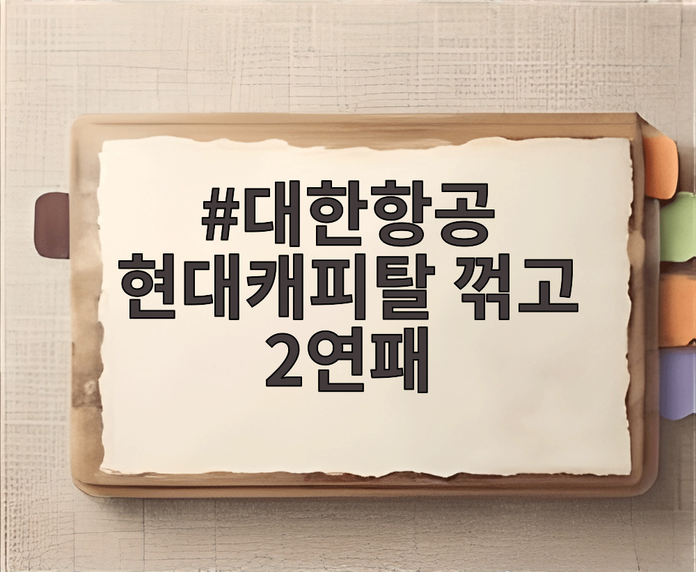 대한항공 현대캐피탈 꺾고 2연패