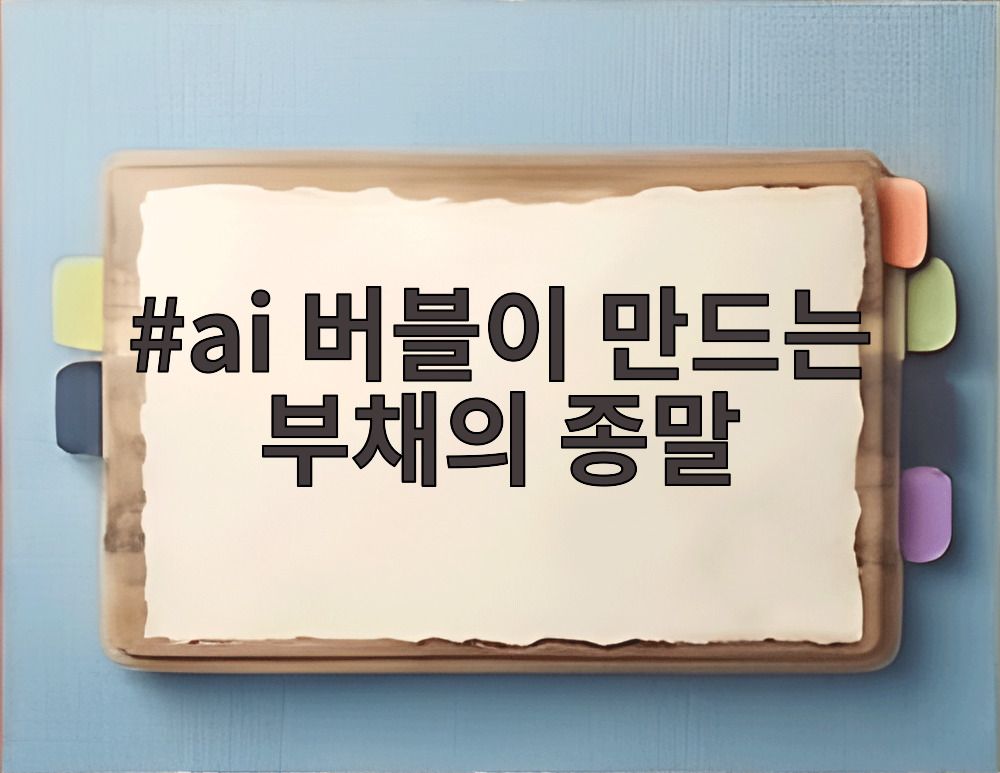 ai 버블이 만드는 부채의 종말