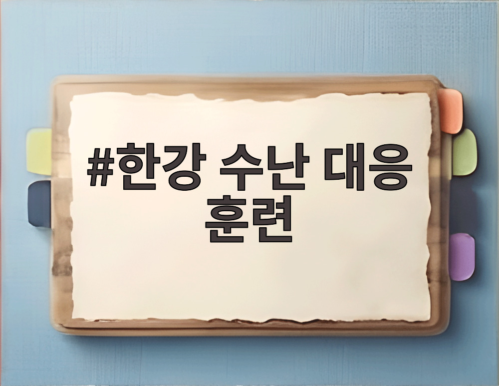 한강 수난 대응 훈련