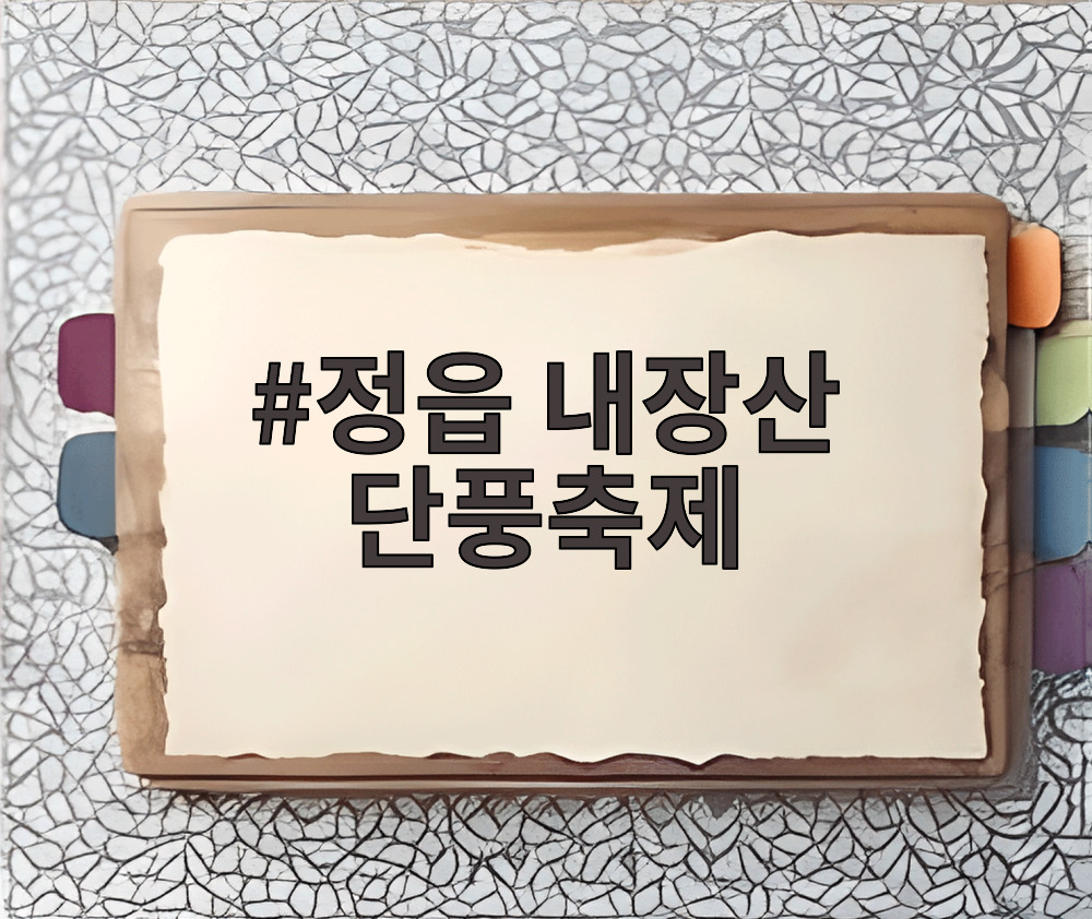 정읍 내장산 단풍축제
