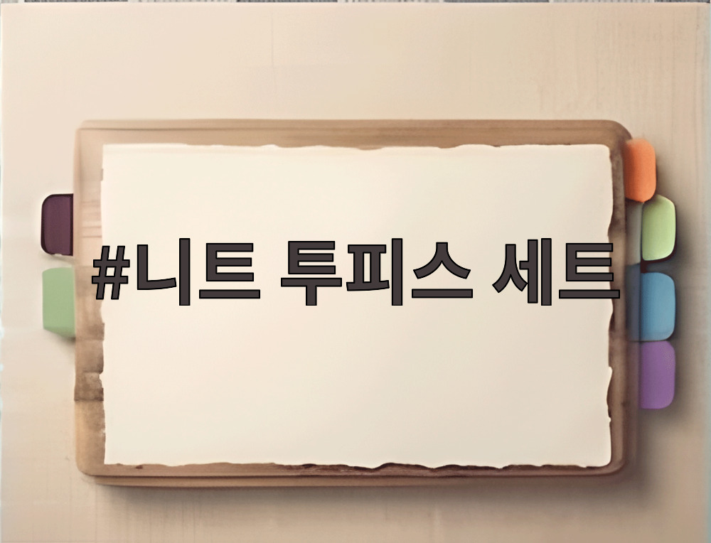 니트 투피스 세트