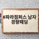 파라점퍼스 남자 경량패딩 선택 기준과 실제 착용 후기 파라점퍼스 남자 경량패딩